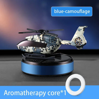 Solar-Powered Helicopter Air Freshener for Car