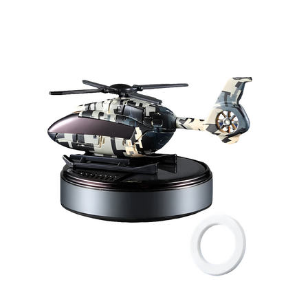 Solar-Powered Helicopter Air Freshener for Car